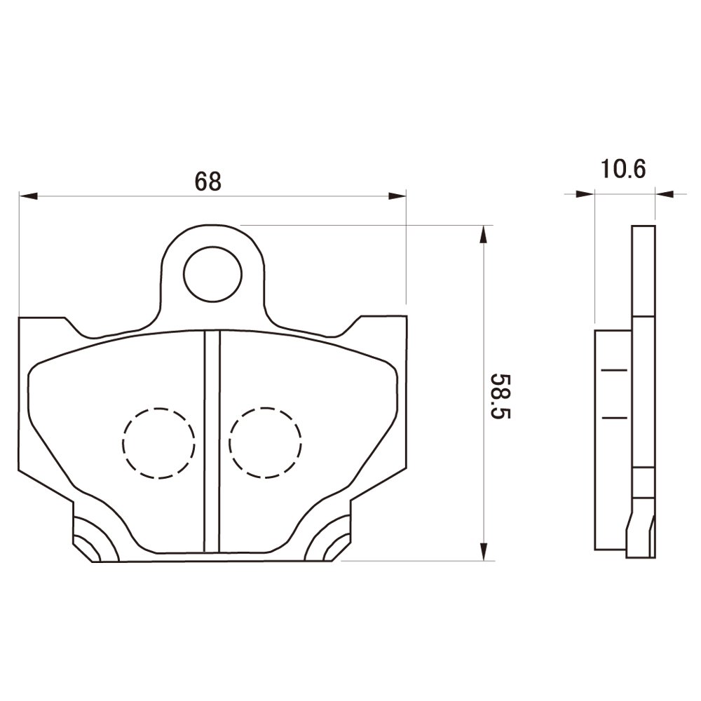 Amazon | デイトナ(Daytona) バイク ブレーキパッド 赤パッド