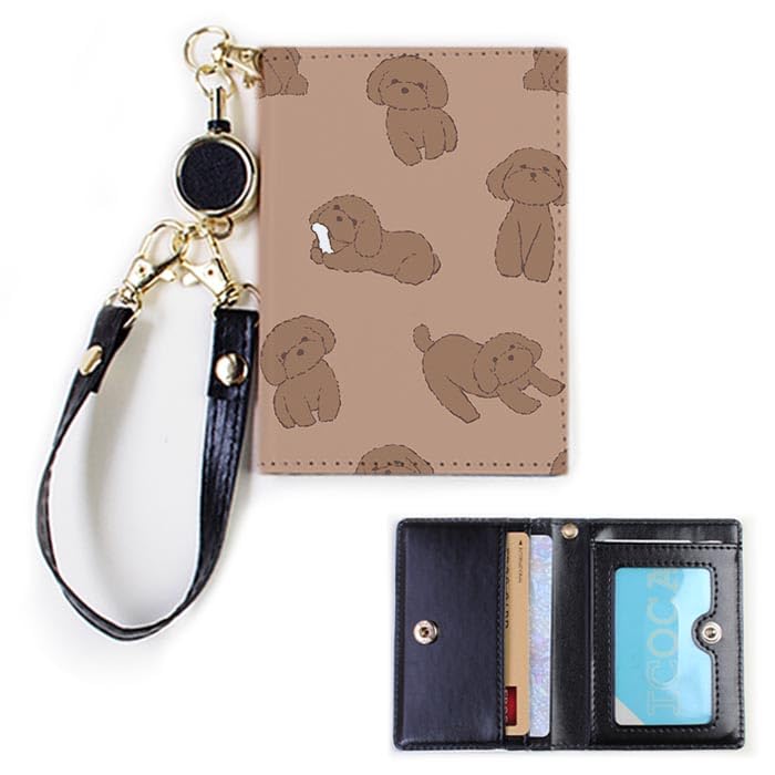 Amazon | [MOSHI MOSHI] パスケース カードケース リール付き 二