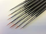 Modelmakers Miniature Set of 7 Ultra Fine Detail Brushes