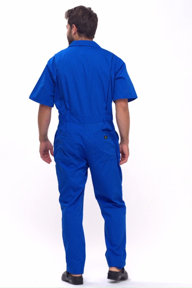 Amazon.com: Natural Uniforms Mens Short Sleeve Zip Up Coverall