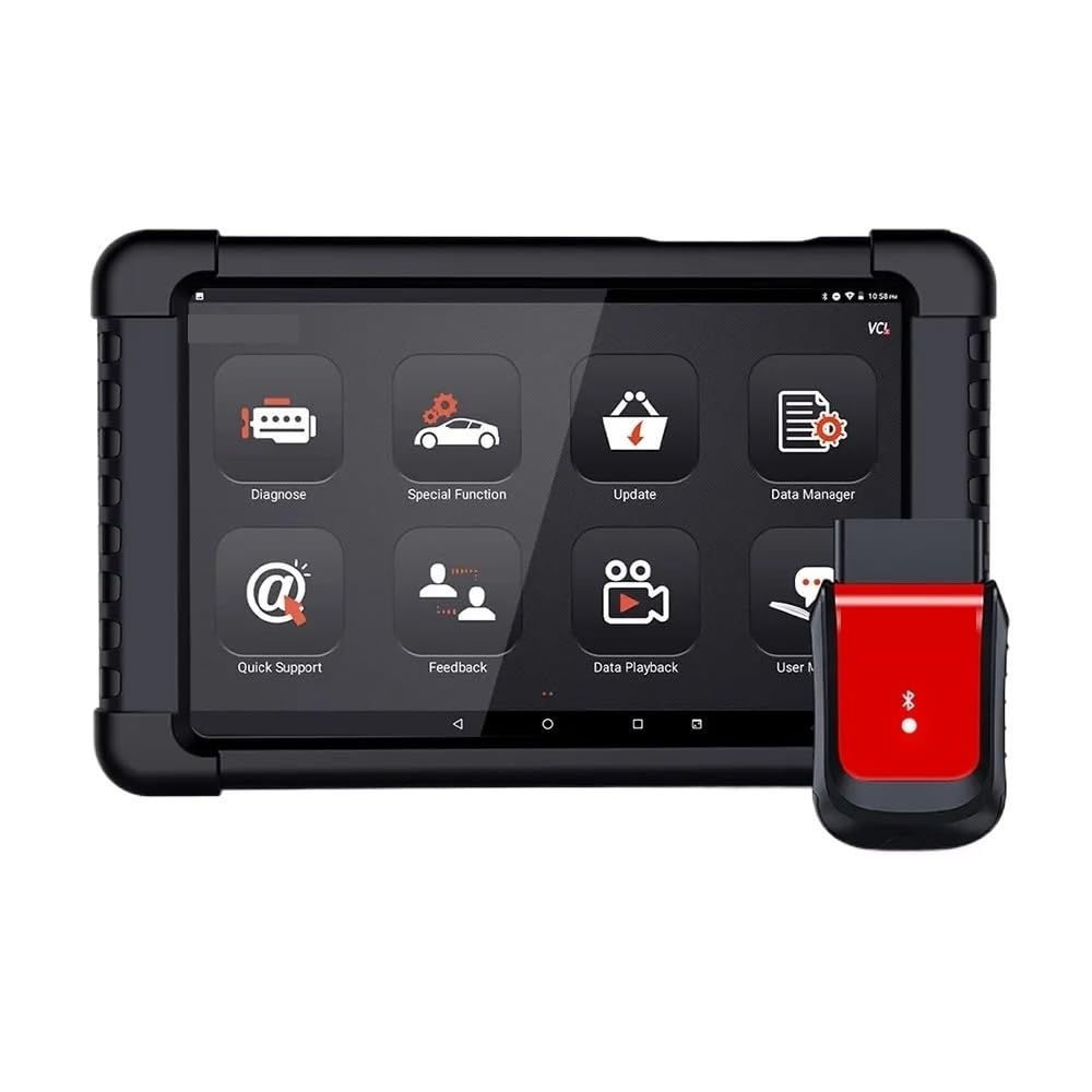X6 OBD2 Scanner automobilistico professionale ABS SRS Olio EPB BMS Ripristina tutto il sistema Bluetooth ODB OBD 2 Strumenti di scansione diagnostica for auto(Ancel X6 EU Plug)