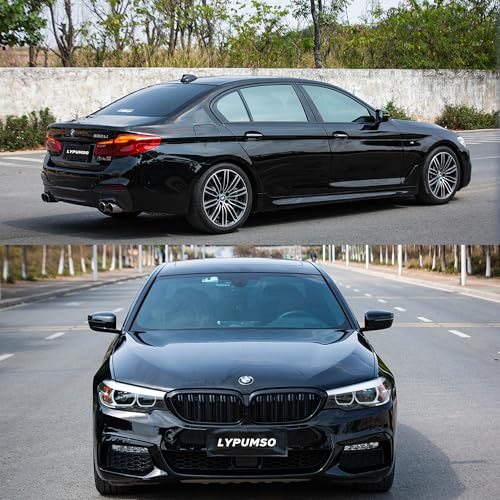 Image of Lypumso Ultra High Gloss Black Vinyl Wrap Film Sheet with Air Release Bubble Free for Cars, Glossy Crystal Black Auto Car Stickers DIY Wrapping Film Roll for Interior Exterior Decoration 1ft x 5ft