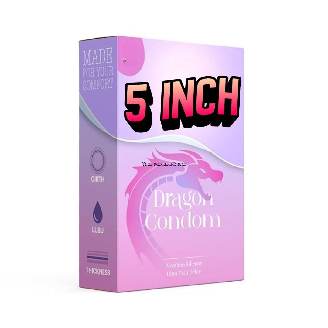 Dragons Cond-ome For Men 5-inch for regular use | Ultra Soft | Long Lasted | Extra Pleasure | Extra size !-image-18