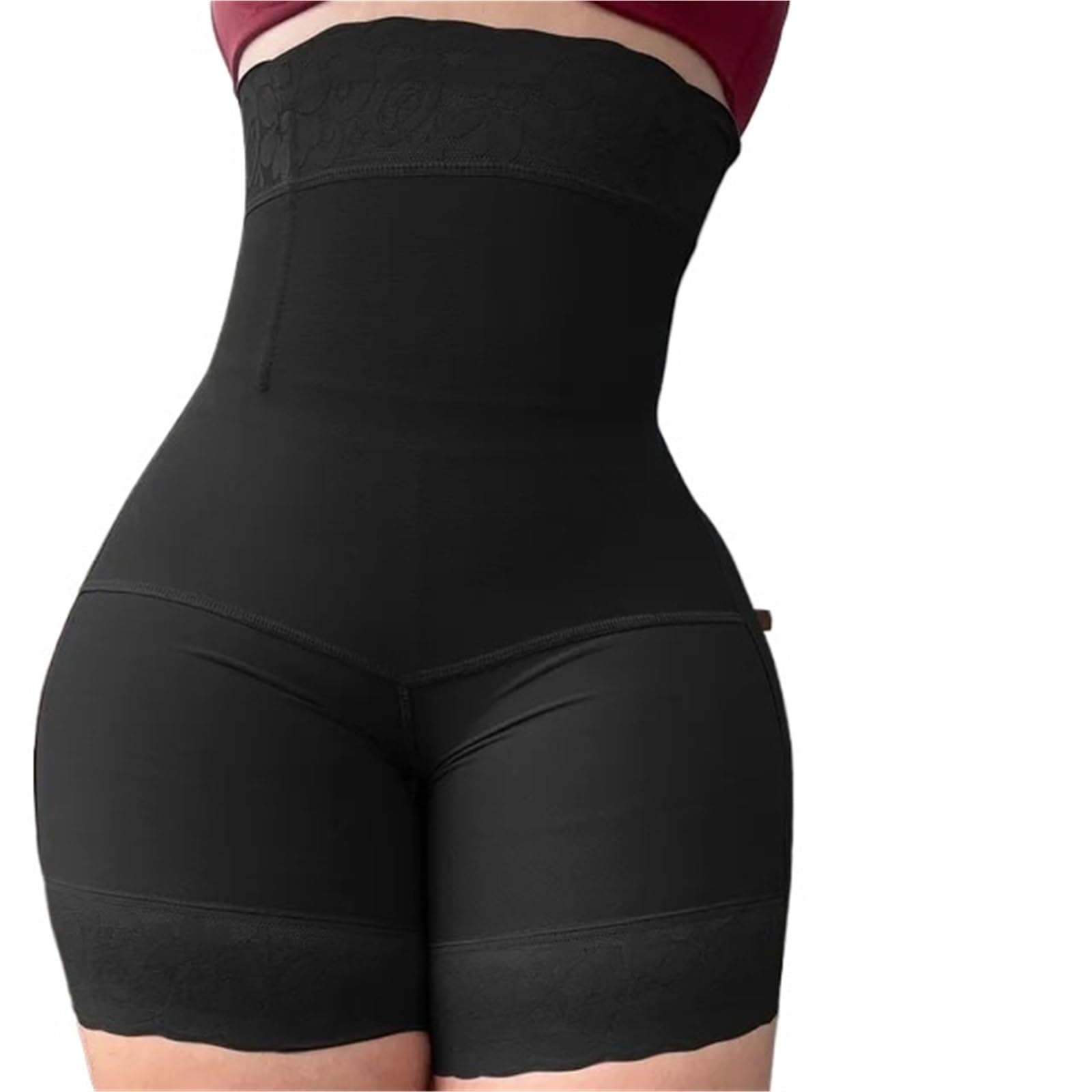 Bodysuit Shapewear Corsetto dimagrante for la vita da donna Vita alta Shaper for il corpo Mutandine Pantaloncini Fitness Allenatore for la vita Butt Lifter Slim Shapewear für Snellente(Black,M)