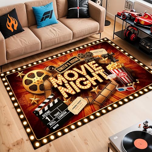 Luxury Movie Theater Area Rug