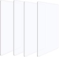 Vista 10 de Briartw 1 par de almohadillas de corte estándar para máquina de troquelar, placas de corte de plástico de policarbonato transparente de 8 3/4 x 6