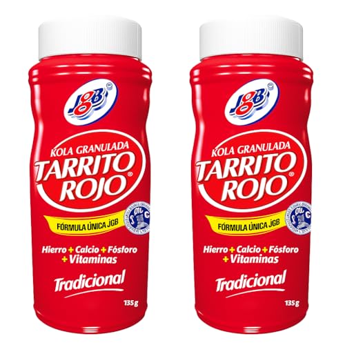 Tarrito Rojo Kola Granulada Tradicional Pack de 2 x 380g – Suplemento Multivitamínico con Sabor Tradicional – Nutrición y Bienestar Diario