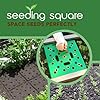 Seeding Square - Patented Seed and Seedling Spacer Tool for Bigger Harvests, Organized Plants & Fewer Weeds – Color-Coded Gardening Template with Magnetic Dibber, Ruler & Planting Guide #1