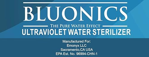 Miniatura 3 de BLUONICS Juego de filtros de agua de repuesto de 12 piezas para nuestro sistema de filtro UV debajo del fregadero de 4 etapas. Bloque de carbono