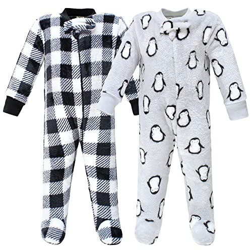 Image of Hudson Baby baby-girls Plush Sleep and PlayHudson Baby Unisex Baby Plush Sleep and Play
