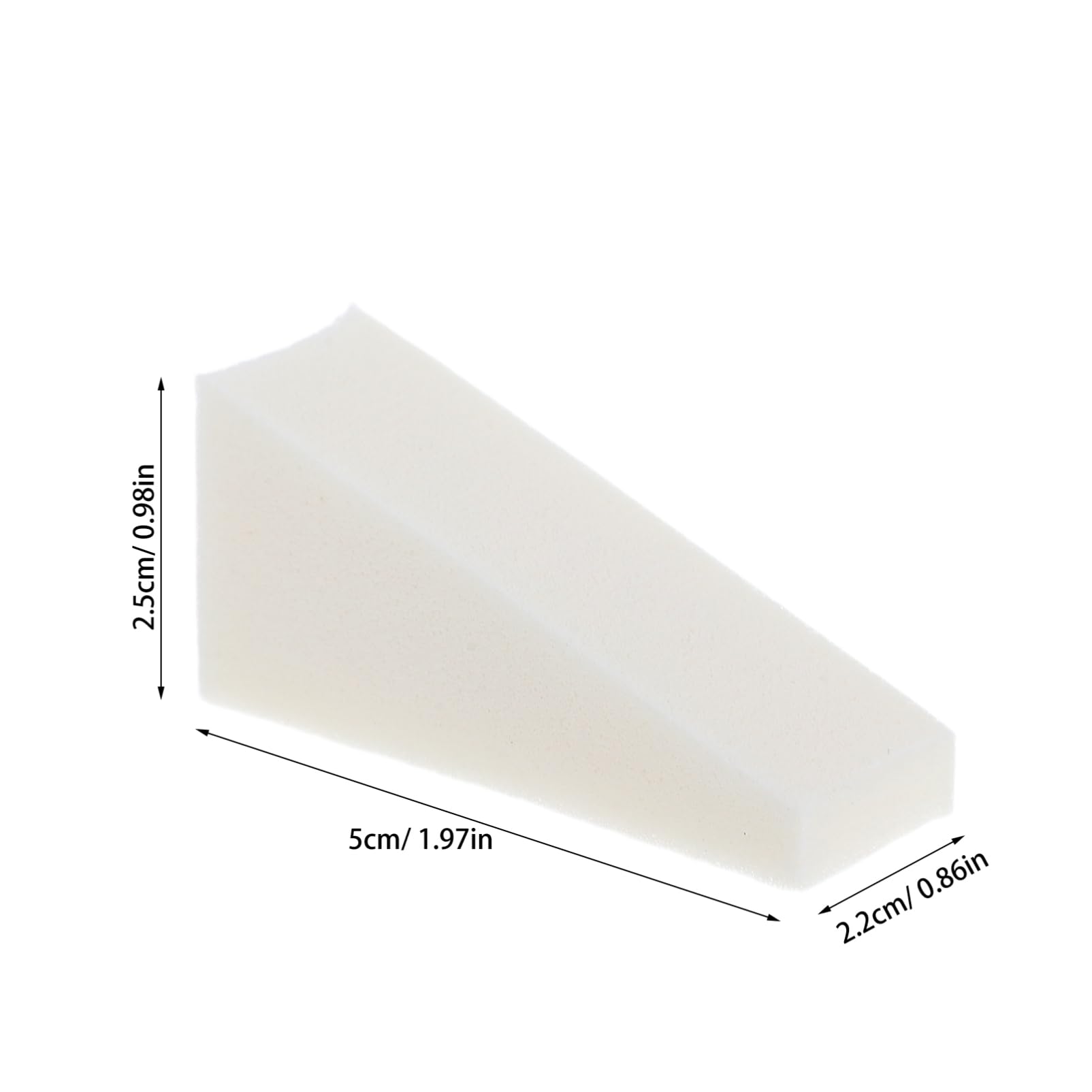 Ipetboom 40Pcs Triangle Makeup Sponges Reusable Nail Art Tools for Foundation Blush Eyeshadow for Detail Work Precise Application Portable Easy to Clean