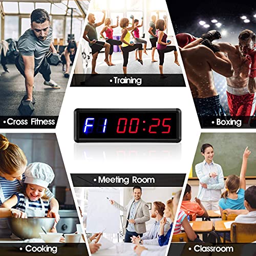 Seesii Gym Timer,LED Interval Timer Count Down/Up Clock,11.5