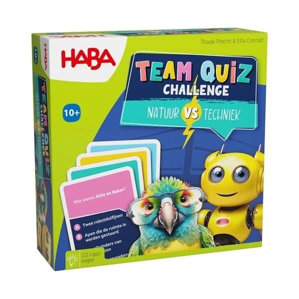 Haba gra quizowa Team Quiz Challenge Natura vs. Technika gra edukacyjna