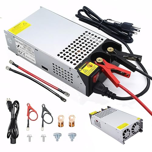 New Upgraded DIY SMPS 110V 230V AC to DC 24V 62.5V 1500W Power Supply Adapter,Converter Power Supply,DC 24V Voltage Transformer for Motor Pump CCTV 3D Printer Air Compressor Led (24V-62.5A-1500W)