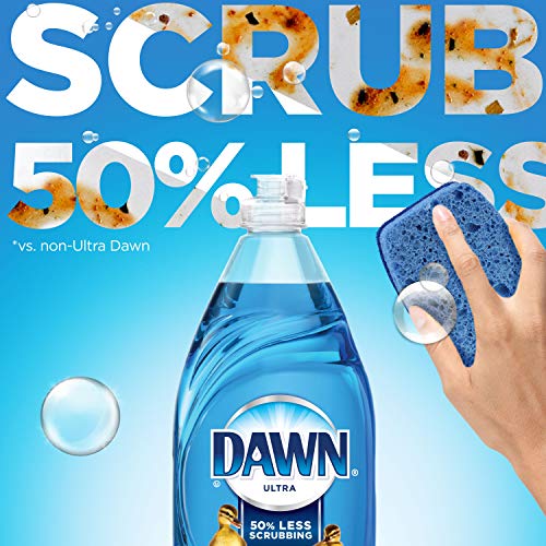 Image of Dawn Ultra Dishwashing Liquid Dish Soap, Original Scent, Blue, 75 Fl Oz (Pack of 1)