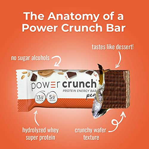 Power Crunch Protein Wafer Bars, Variety Pack, in 6 Flavors 1.4 Ounce Bars (30 Count). High Protein Snacks with Delicious Taste image 7