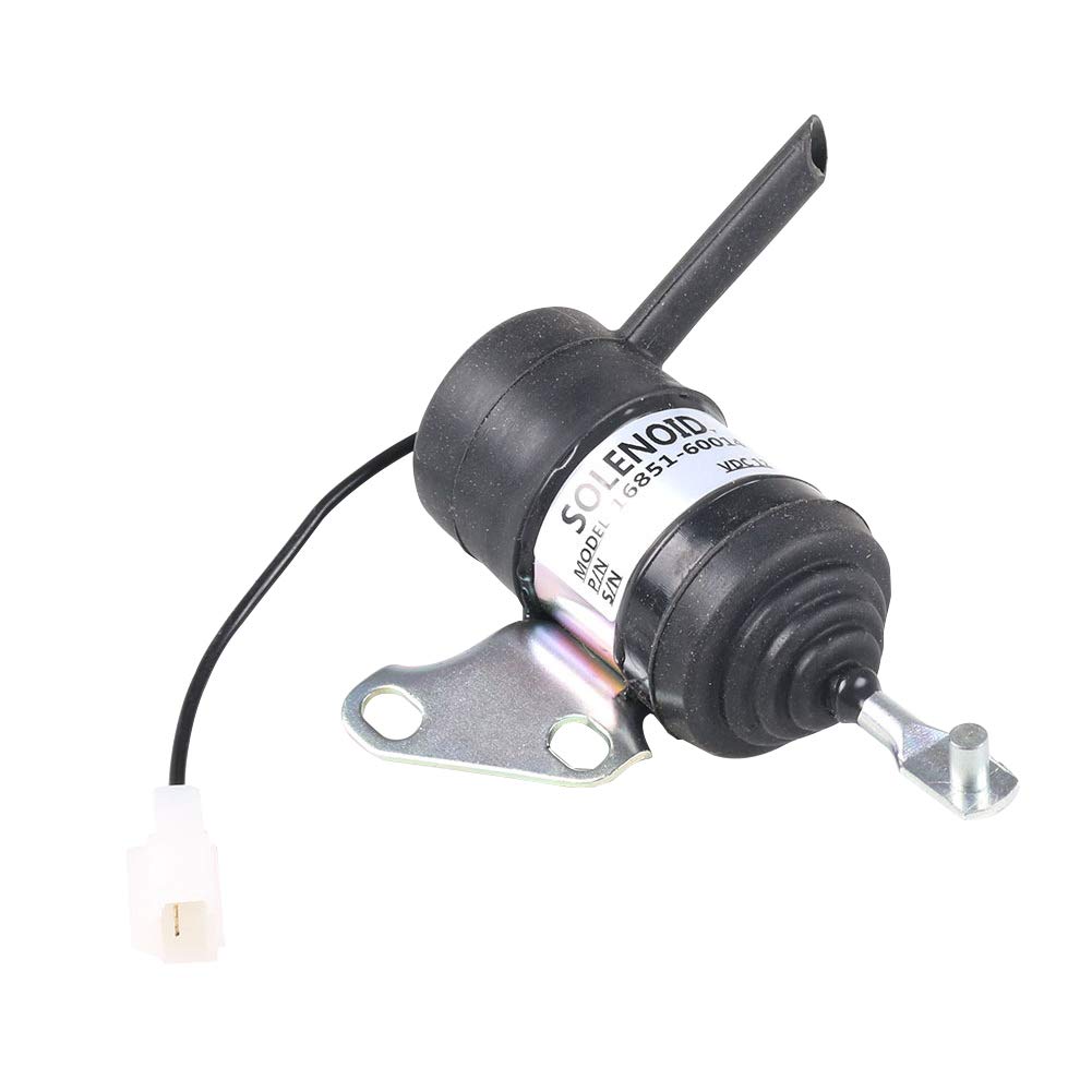Solenoide 16851-60014 de la parada del combustible para el excavador del tractor del cortacésped de Kubota RTV RTV900