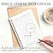 DXCUKDI Bible Journal Gifts for Women, Coquette Pink Bow Hardcover Spiral Notebook, Preppy Christian Gifts for Girls 5.5 X 8.3 Inch-A08