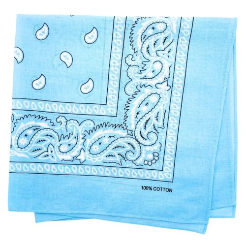 image for MDSTYLE 100% Cotton Bandana for Men & Women 22