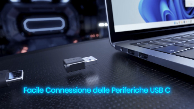 Adattatore USB-C Femmina A USB-A Femmina – 10 Gbps, Bidirezionale, In Policarbonato, Ricarica 36 W, Per Laptop, Smartphone E Tablet
