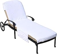 Vista 8 de Muka Toalla de baño de algodón con bolsillos laterales, 29 x 85 pulgadas, color rosa