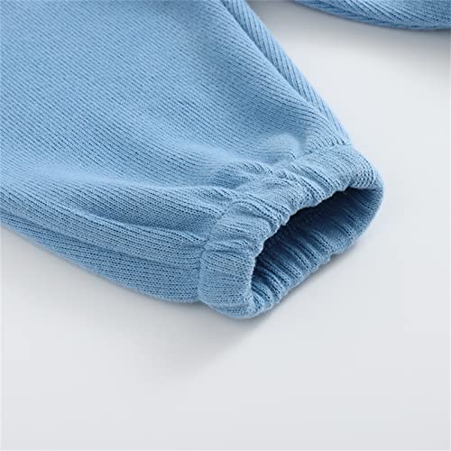 Toddler Boys Girls Baggy Sweatpants Unisex Comfy Drawsting Elastic Waist Wide Leg Trousers Athletic Solid Pants Pockets4