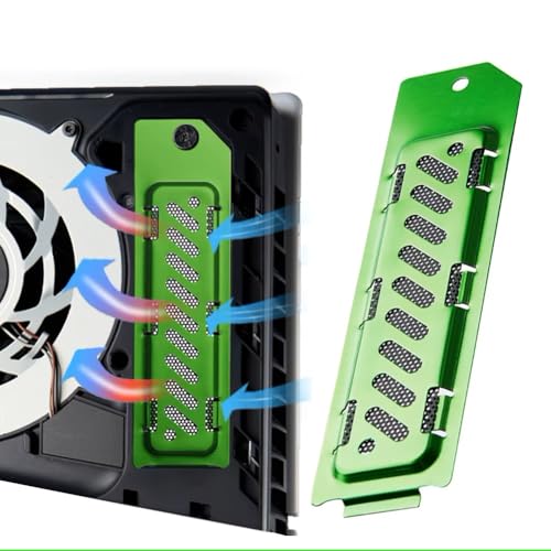 Image of PSS Heatsink Cover for PS5 Slim / Ps5 Pro Metal Heat Dissipation Solution of PS5 Slim M.2 SSD Expansion Slot, Fit for PS5 Slim and Pro SSD Cooling and Dust Proof Kit (Not fit for PS5 Regular)