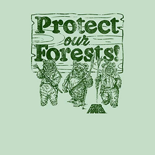 STAR WARS Girl's Ewok Protect Our Forests T-Shirt2