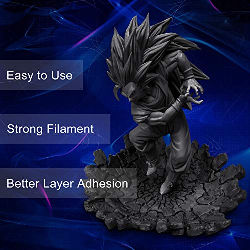 SUNLU PLA Filament, 1.75mm PLA Filament für 3D Drucker & 3D Stifte, 3D Druck Filament mit +/- 0.02mm Toleranz,Schwarz - Image 5