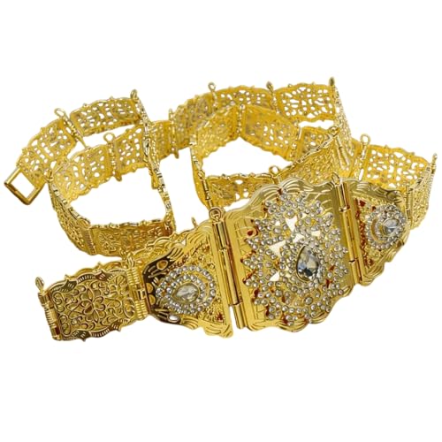 Ceinture en métal au design exotique raffiné et finitions soignées