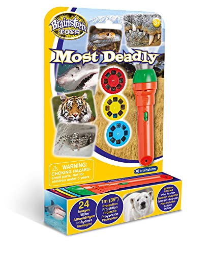 Brainstorm Toys Most Deadly Flashlight and Projector, Multi, One Size
