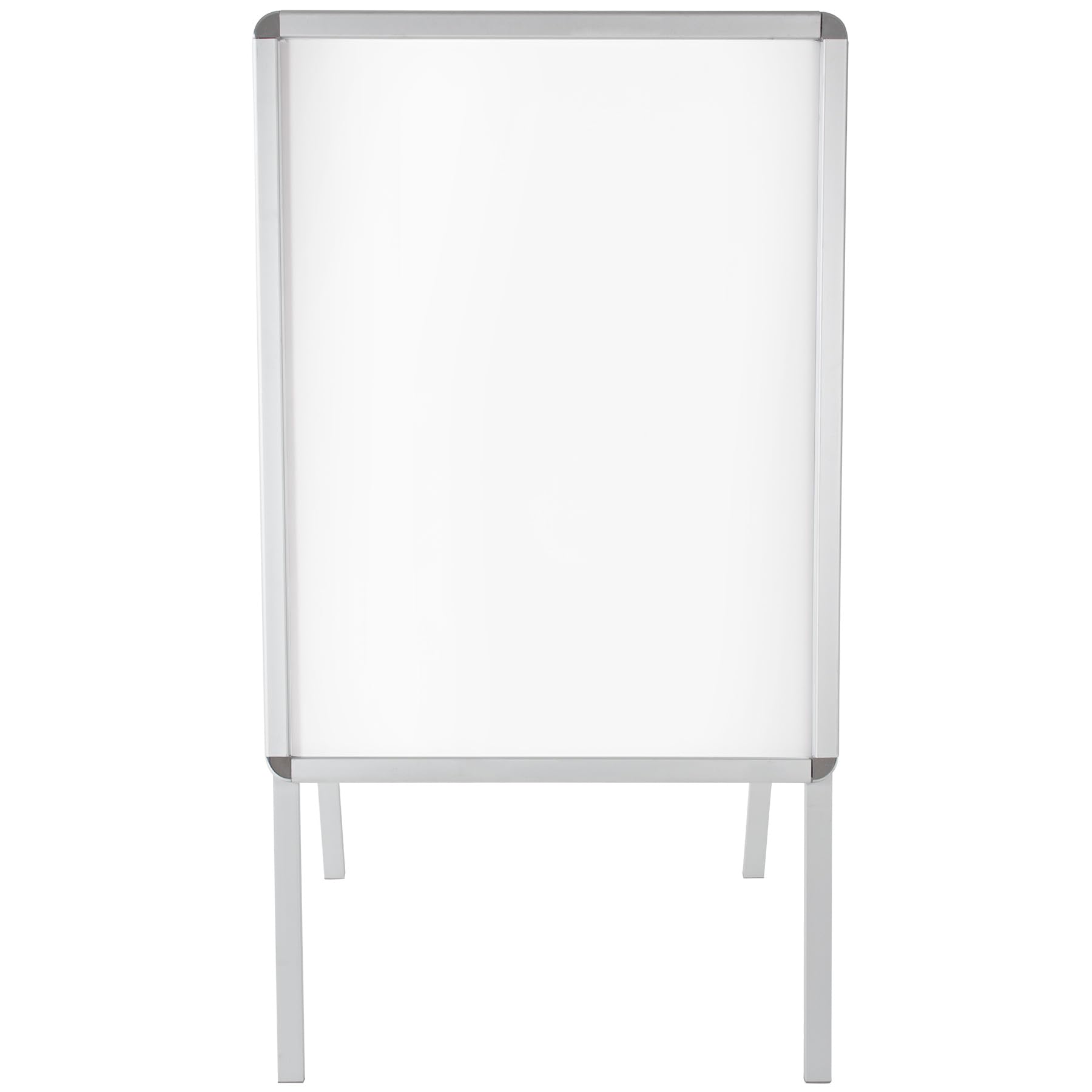 tectake® A1 Kundenstopper Outdoor, DIN A1 Plakatständer, wetterfester Aufsteller Ständer, Alu Werbeaufsteller klappbar, Wegweiser, Werbetafel für aussen, beidseitige Tafel für Plakate, inkl. 2 Folien