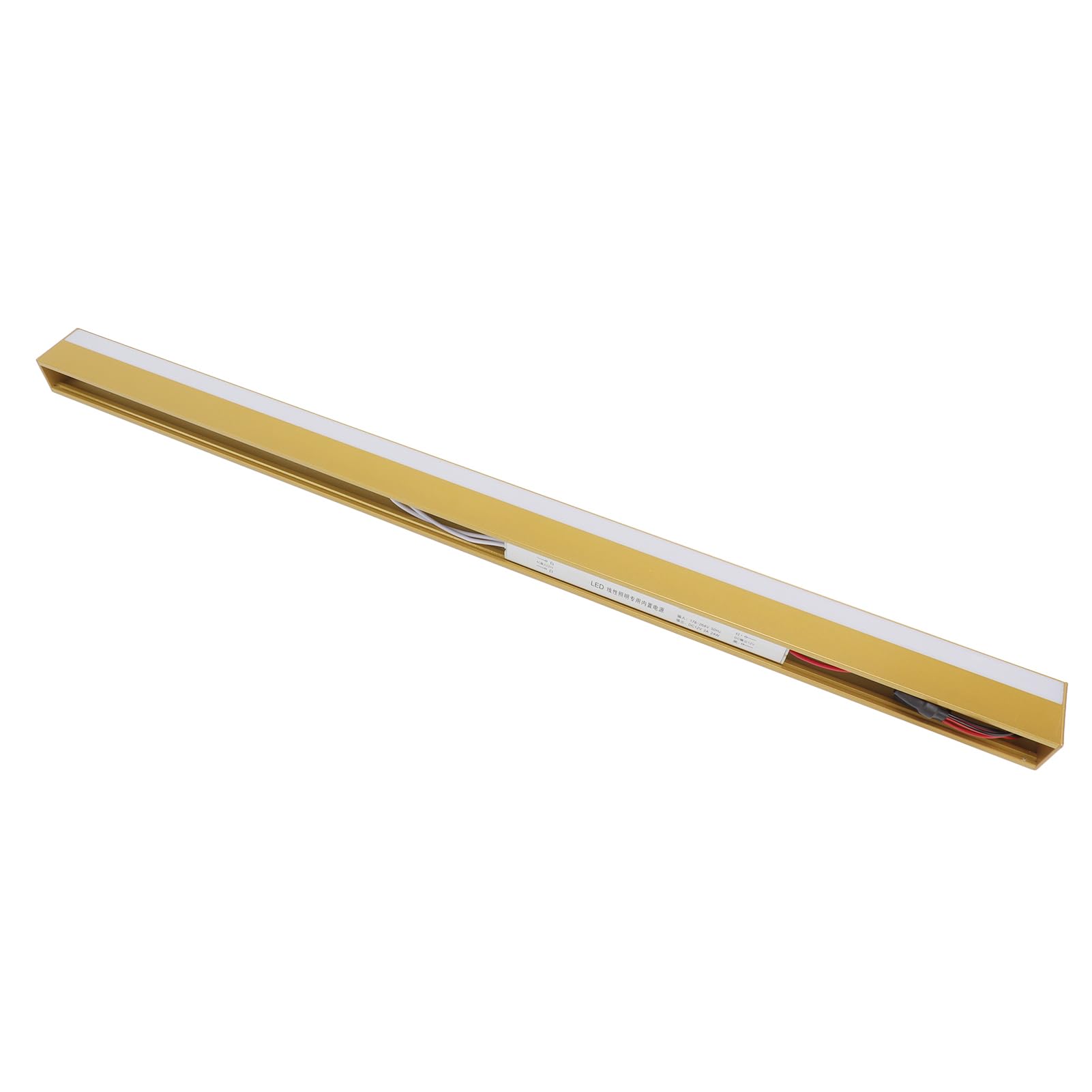 Aramox Długi Pasek LED Kinkiet Stop Aluminium Akryl Nowoczesna Długa ścienna AC176 do 264V IP43 3000K Ciepłe światło Pionowe lub Poziome na Patio w Salonie na Werandzie (60cm)