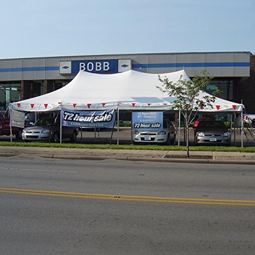 Celina Tent 6.1m x 12.2m (20' x 40') Premiere I Series High Peak Pole Tent, 1 Piece Tent Top, Complete