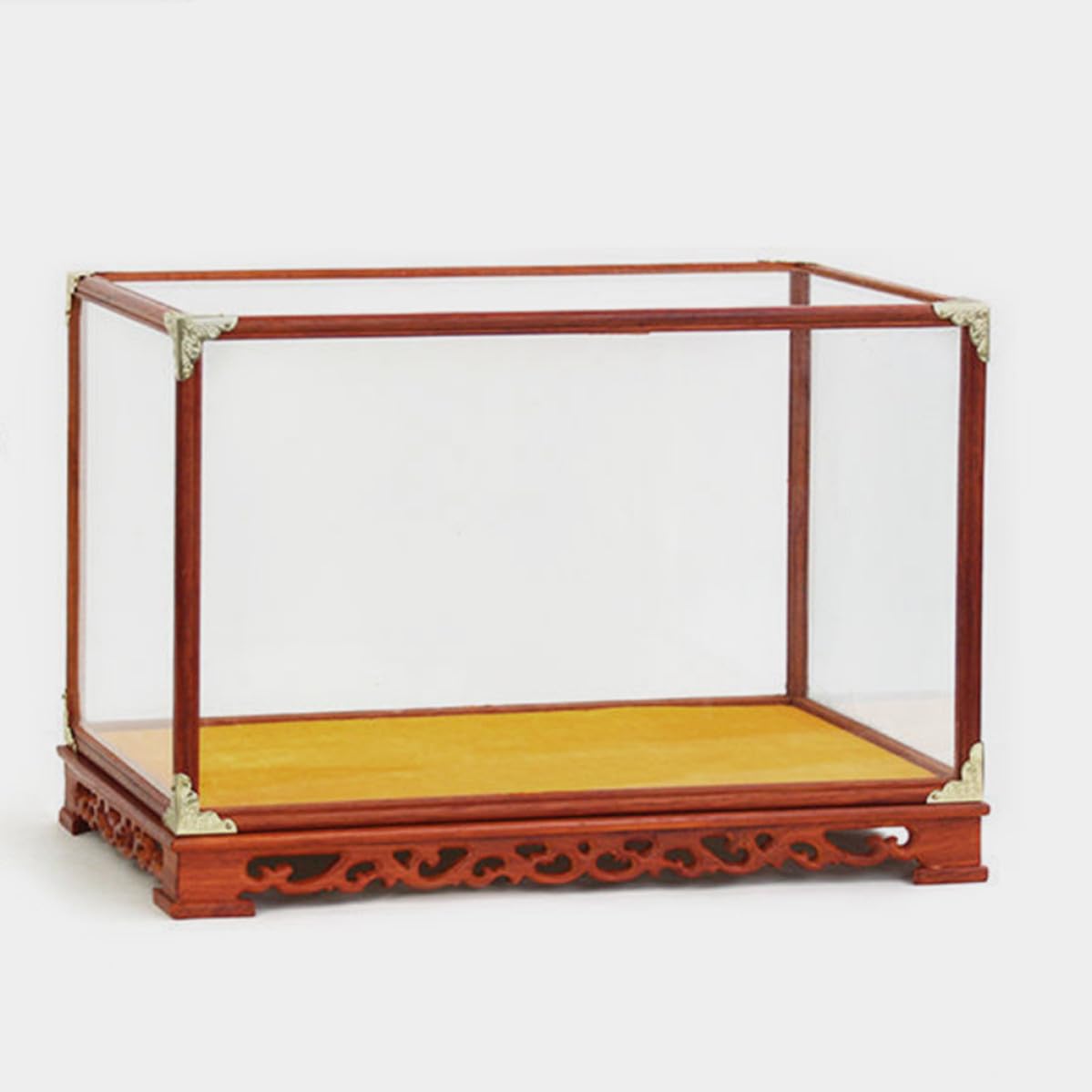 Lurrose Caja Expositor Transparente Multifuncional para Escritorio Soporte para Figuras y Objetos Decorativos Vitrina Protectora Pequeña para Colecciones el Hogar