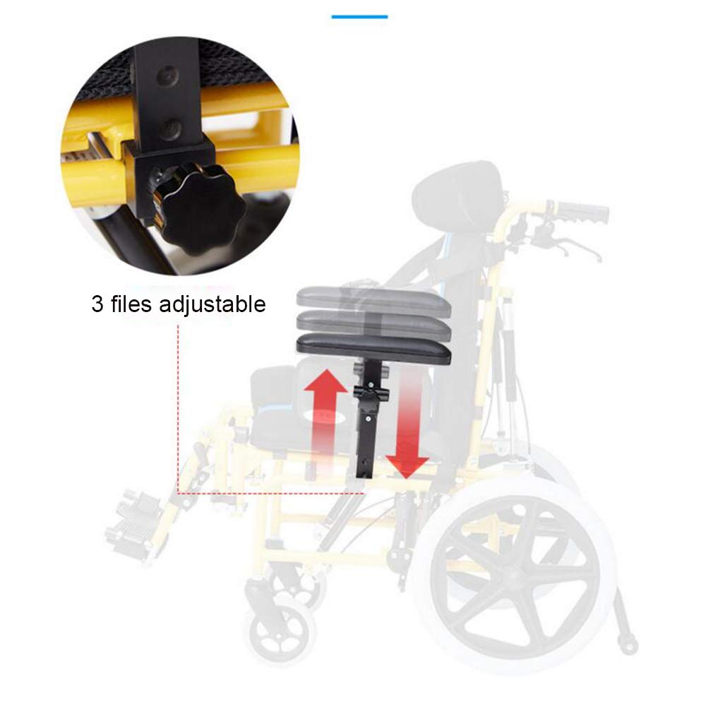Wózek inwalidzki, dziecięce wózki inwalidzkie 20 kg transport medyczny ergonomiczny zaawansowany wygodny podłokietnik regulowane plecy nogi 90 kg obciążenie 40 * 36 cm siedzisko dla dzieci, B
