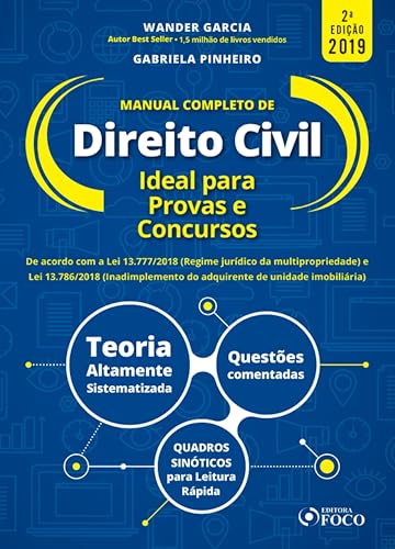 Manual completo de direito civil: ideal para provas e concursos – 2.ed. – 2019.