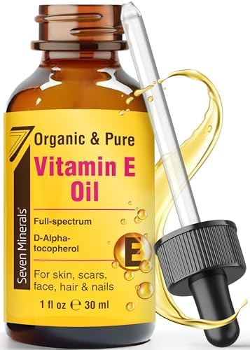 Seven Minerals Ultra Pure Vitamin E Oil - Full-Spectrum D-Alpha T...