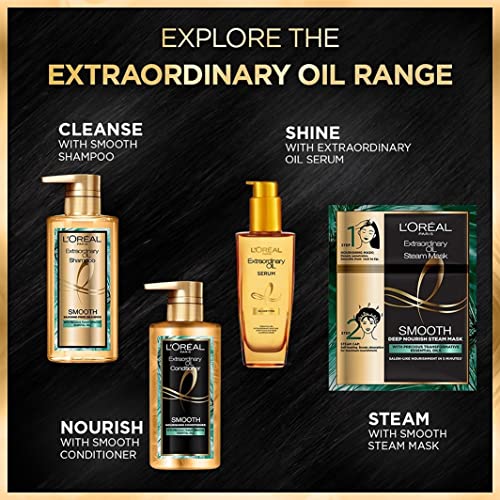 Image of L'Oreal Paris Extraordinary Oil Smooth Shampoo 440ml with Conditioner 440ml Free