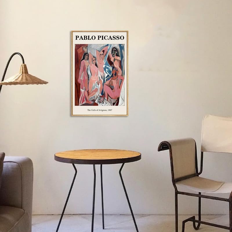Amazon｜ポスター パブロ・ピカソ 絵画 『アヴィニョンの娘たち