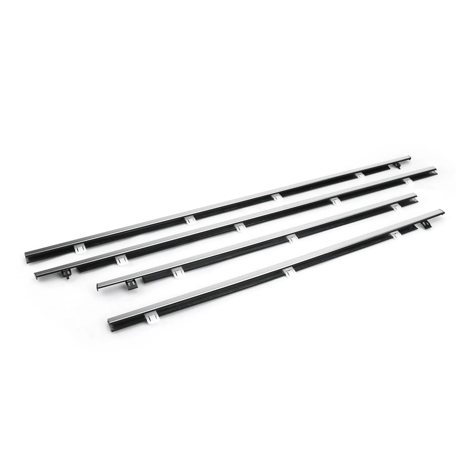 4pc Car Outside Window Weatherstrip Seal Belt Moulding Compatible with Acura TSX 2009-2014 72410-TL0-003