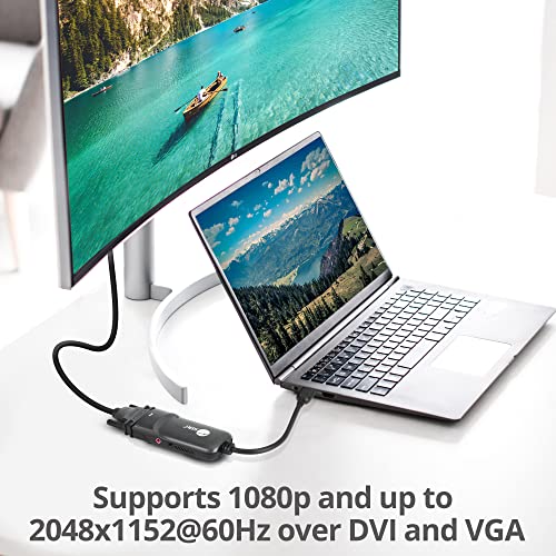 Siig JU-DV0112-S3 Usb 3.0 To Dvi Video Adapter With Dvi To Vga Adapter thumb #4