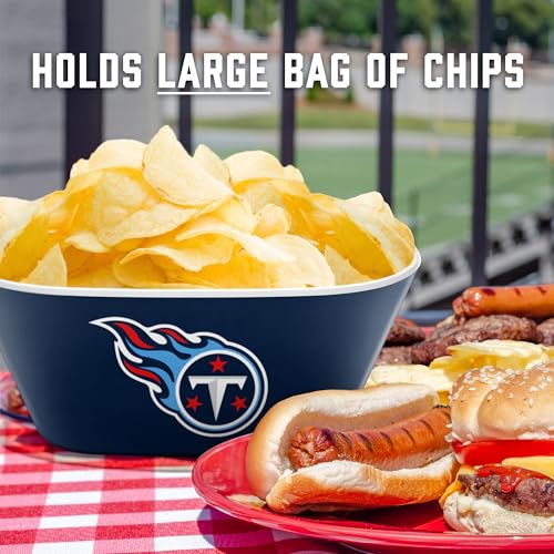 Image of YouTheFan NFL Tennessee Titans Large Party Bowl