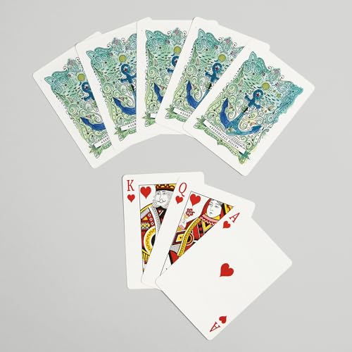 Baraja de Póker Norfolk Virginia Acuarela 52 Cartas miniatura 7