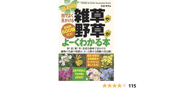 最新版 街でよく見かける雑草や野草がよーくわかる本 Handy Color Illustrated Book 岩槻 秀明 本 通販 Amazon 最新版 街でよく見かける雑草や野草がよーくわかる本 Handy Color Illustrated Book 岩槻 秀明 本 通販 Amazon