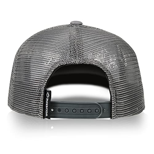 Image of Wolverine Trucker Hat | Mesh Back | Snapback | Adjustable | Rugged | Durable | Workwear