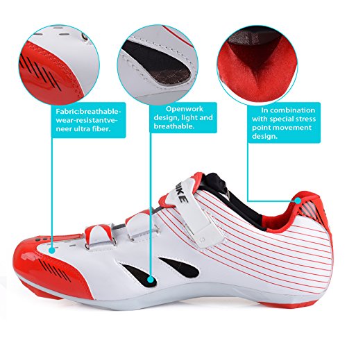 TXJ Uomini Donne Nuovo Scarpe Ciclismo Strada (Si