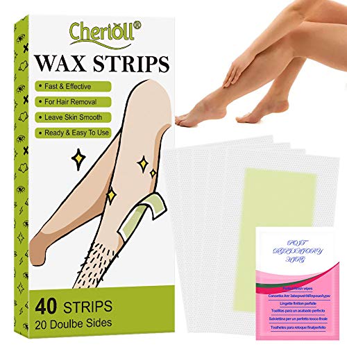 Wax Strips, Hair Removal Strips, Wax Removal Kit for Arms, Legs, Bikini Brazilian Underarm and Full Body, Women and Men, Large Size