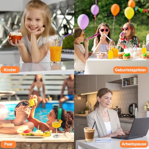 2L Slush Maschine für zu Hause, Slushie Maschine mit Selbstreinigung, keine Eis erforderlich, 5 Voreingestellte Programma, für die Slushie, kalte Getränke, Gekühlten Kaffee, Milchshake & Margaritas – Bild 8
