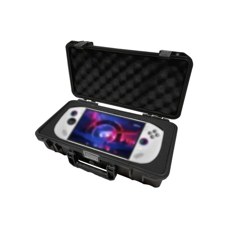 Custodia portatile per Go S, guscio protettivo rigido in polipropilene con organizer, scatola da viaggio per console portatile e accessori, nero